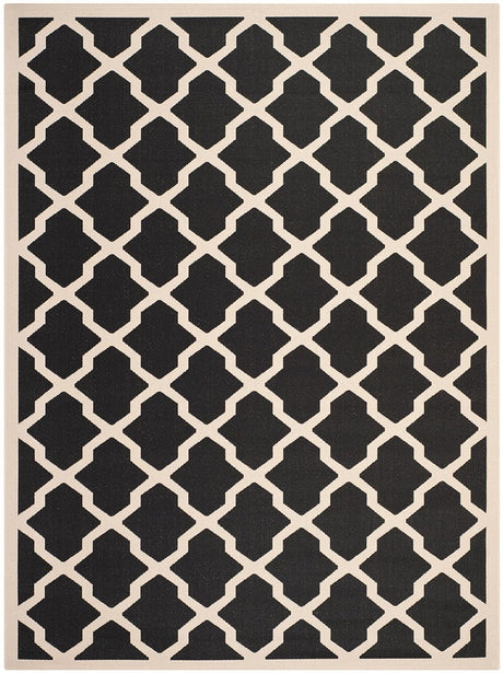 Safavieh Courtyard Cy6903 - 266 Black / Beige Rugs - Safavieh - cy6903 - 266 - 4r