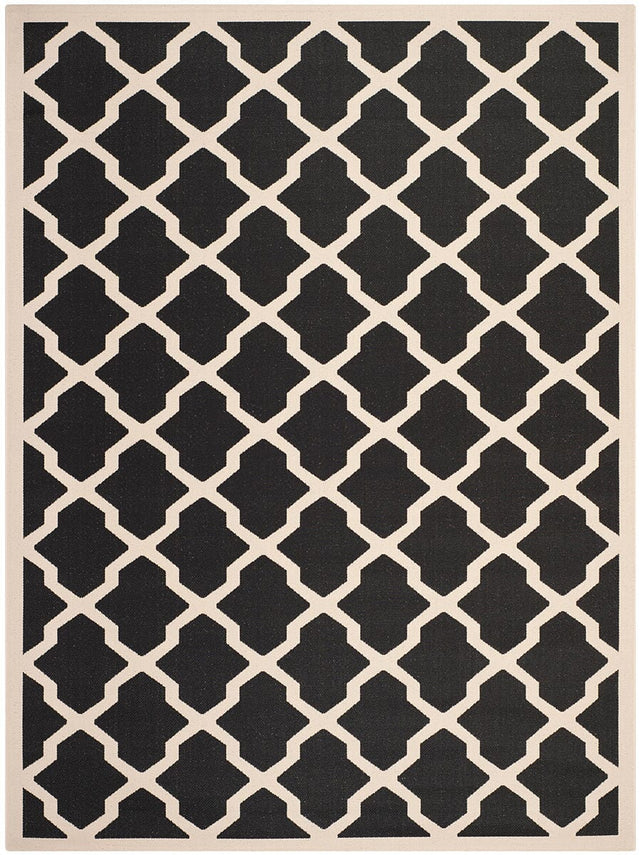 Safavieh Courtyard Cy6903 - 266 Black / Beige Rugs - Safavieh - cy6903 - 266 - 4r