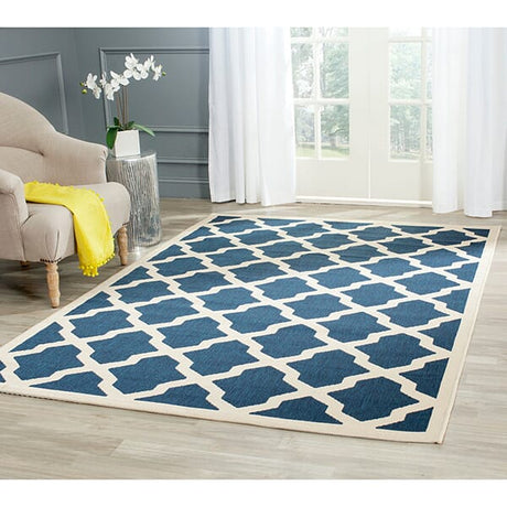 Safavieh Courtyard Cy6903 - 268 Navy / Beige Rugs - Safavieh - cy6903 - 268 - 2