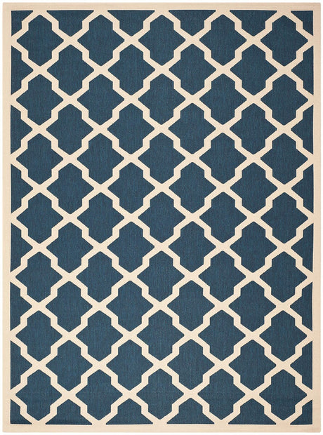 Safavieh Courtyard Cy6903 - 268 Navy / Beige Rugs - Safavieh - cy6903 - 268 - 4r