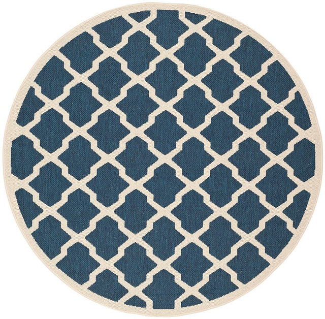 Safavieh Courtyard Cy6903 - 268 Navy / Beige Rugs - Safavieh - cy6903 - 268 - 4r