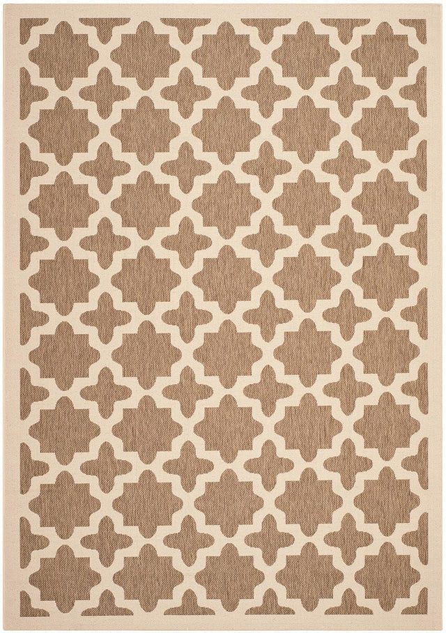 Safavieh Courtyard Cy6913 - 242 Brown / Bone Rugs - Safavieh - cy6913 - 242 - 2