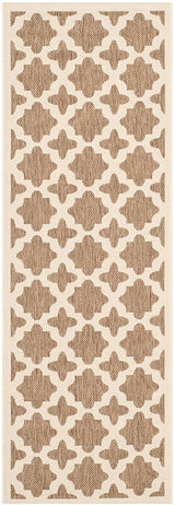 Safavieh Courtyard Cy6913 - 242 Brown / Bone Rugs - Safavieh - cy6913 - 242 - 27