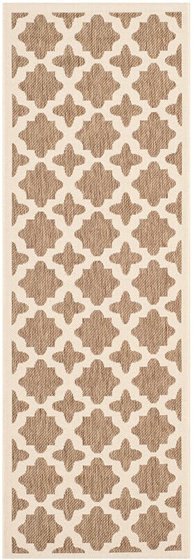 Safavieh Courtyard Cy6913 - 242 Brown / Bone Rugs - Safavieh - cy6913 - 242 - 27