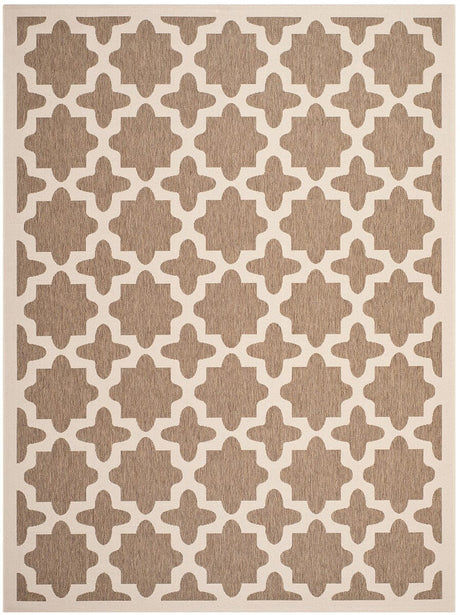 Safavieh Courtyard Cy6913 - 242 Brown / Bone Rugs - Safavieh - cy6913 - 242 - 8r