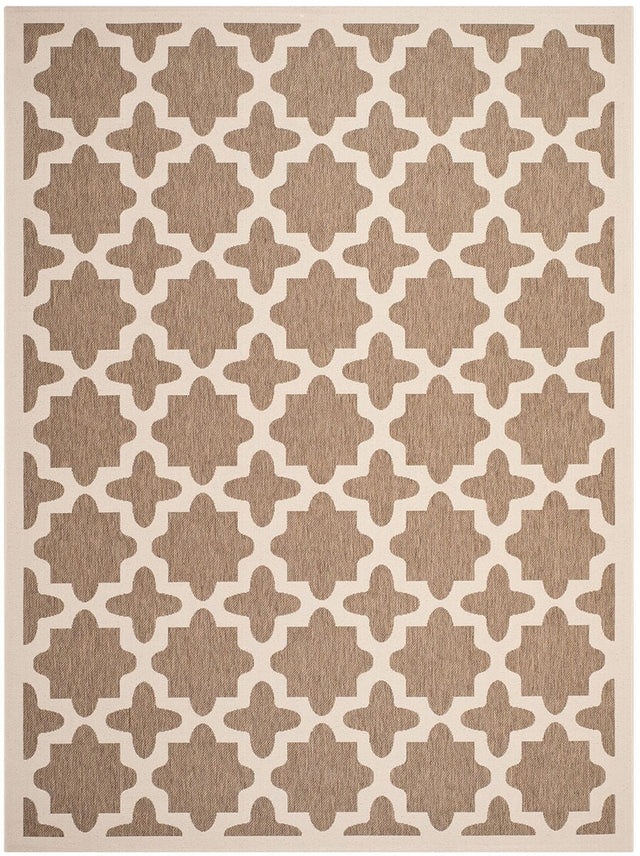 Safavieh Courtyard Cy6913 - 242 Brown / Bone Rugs - Safavieh - cy6913 - 242 - 8r