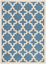 Safavieh Courtyard Cy6913 - 243 Blue / Beige Rugs - Safavieh - cy6913 - 243 - 2