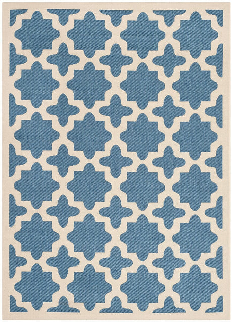 Safavieh Courtyard Cy6913 - 243 Blue / Beige Rugs - Safavieh - cy6913 - 243 - 2