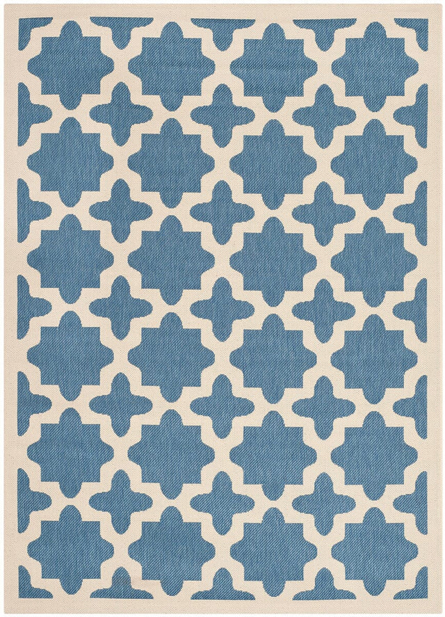 Safavieh Courtyard Cy6913 - 243 Blue / Beige Rugs - Safavieh - cy6913 - 243 - 2