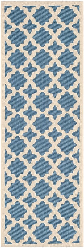 Safavieh Courtyard Cy6913 - 243 Blue / Beige Rugs - Safavieh - cy6913 - 243 - 27