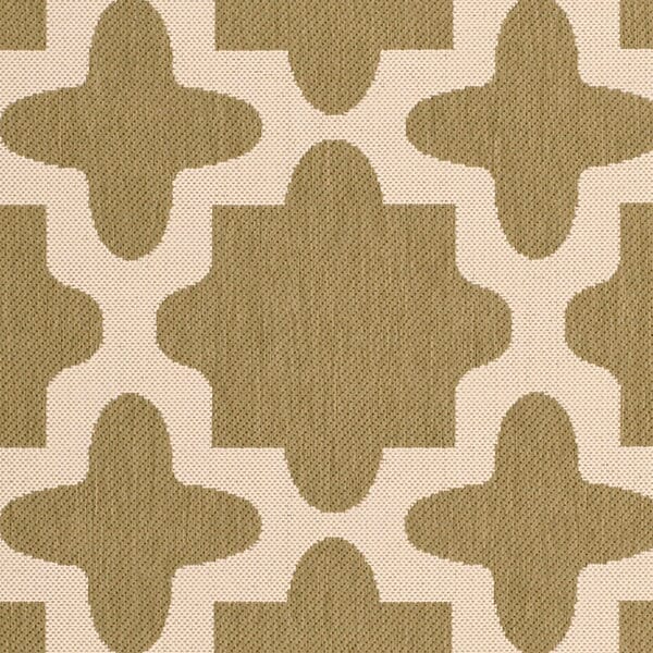 Safavieh Courtyard Cy6913 - 244 Green / Beige Rugs - Safavieh - cy6913 - 244 - 2