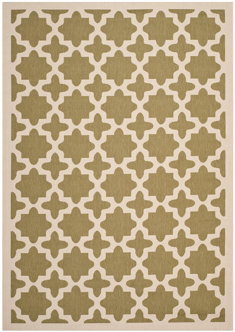 Safavieh Courtyard Cy6913 - 244 Green / Beige Rugs - Safavieh - cy6913 - 244 - 2