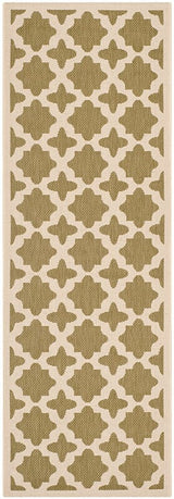 Safavieh Courtyard Cy6913 - 244 Green / Beige Rugs - Safavieh - cy6913 - 244 - 27