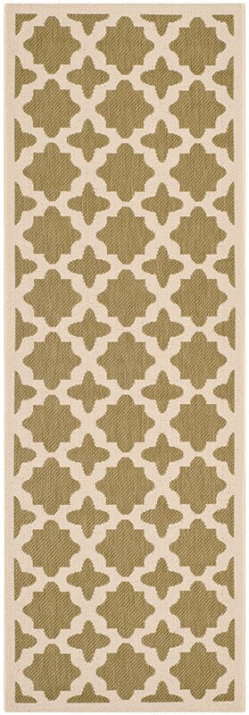 Safavieh Courtyard Cy6913 - 244 Green / Beige Rugs - Safavieh - cy6913 - 244 - 27