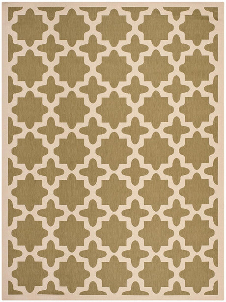 Safavieh Courtyard Cy6913 - 244 Green / Beige Rugs - Safavieh - cy6913 - 244 - 8r