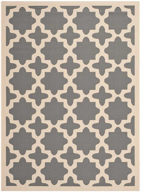 Safavieh Courtyard Cy6913 - 246 Anthracite / Beige Rugs - Safavieh - cy6913 - 246 - 2