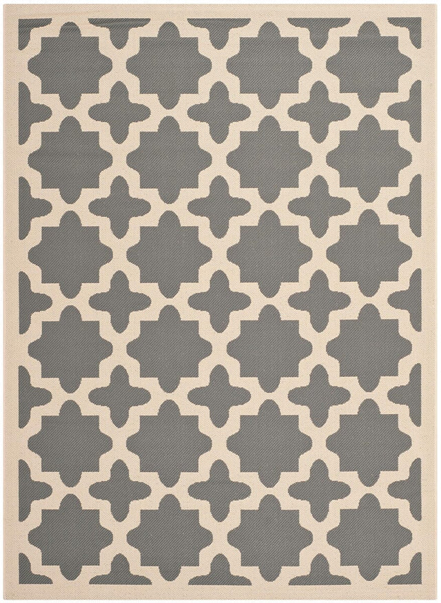 Safavieh Courtyard Cy6913 - 246 Anthracite / Beige Rugs - Safavieh - cy6913 - 246 - 2