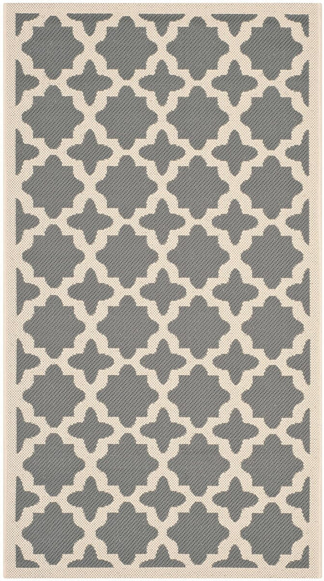 Safavieh Courtyard Cy6913 - 246 Anthracite / Beige Rugs - Safavieh - cy6913 - 246 - 27