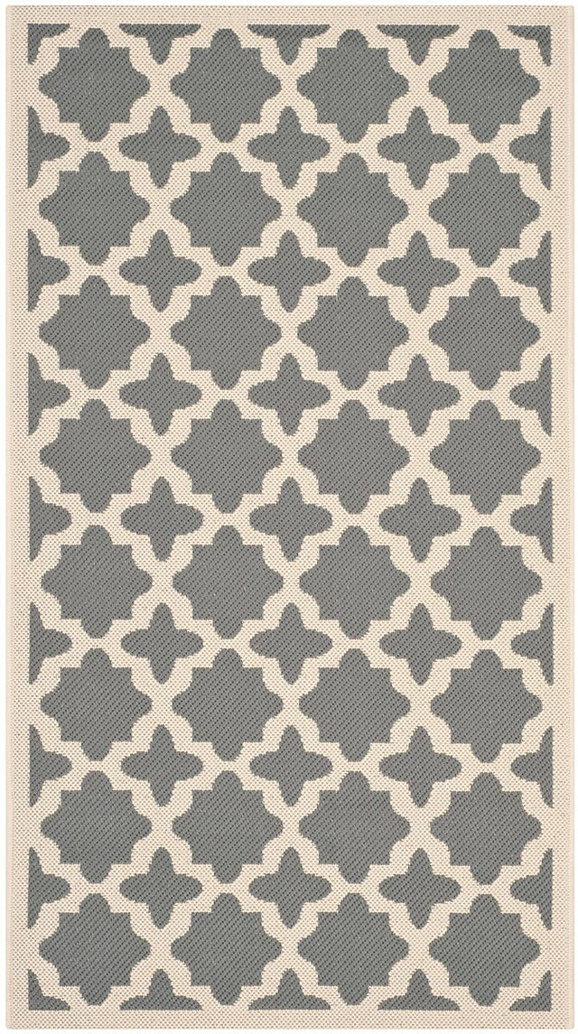 Safavieh Courtyard Cy6913 - 246 Anthracite / Beige Rugs - Safavieh - cy6913 - 246 - 27