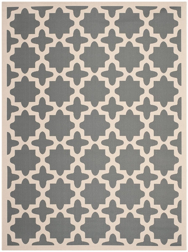 Safavieh Courtyard Cy6913 - 246 Anthracite / Beige Rugs - Safavieh - cy6913 - 246 - 27