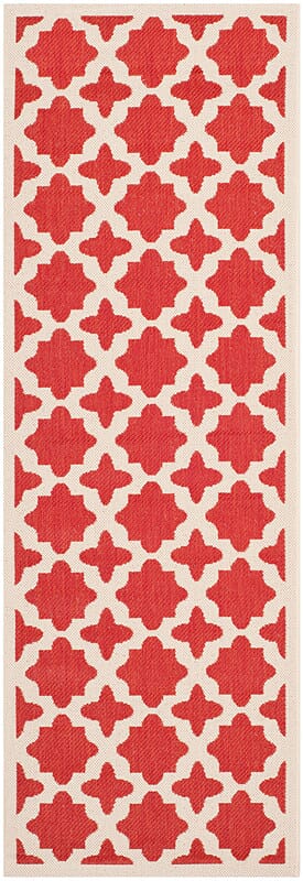 Safavieh Courtyard Cy6913 - 248 Red / Bone Rugs - Safavieh - cy6913 - 248 - 27