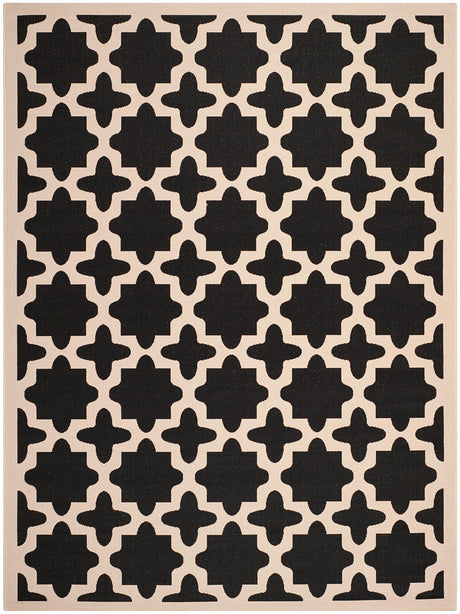 Safavieh Courtyard Cy6913 - 266 Black / Beige Rugs - Safavieh - cy6913 - 266 - 2