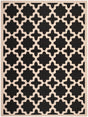 Safavieh Courtyard Cy6913 - 266 Black / Beige Rugs - Safavieh - cy6913 - 266 - 2