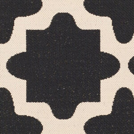 Safavieh Courtyard Cy6913 - 266 Black / Beige Rugs - Safavieh - cy6913 - 266 - 2