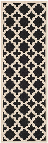 Safavieh Courtyard Cy6913 - 266 Black / Beige Rugs - Safavieh - cy6913 - 266 - 27
