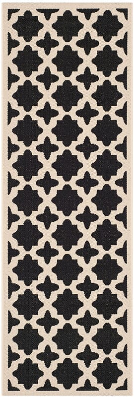 Safavieh Courtyard Cy6913 - 266 Black / Beige Rugs - Safavieh - cy6913 - 266 - 27