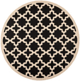 Safavieh Courtyard Cy6913 - 266 Black / Beige Rugs - Safavieh - cy6913 - 266 - 4r