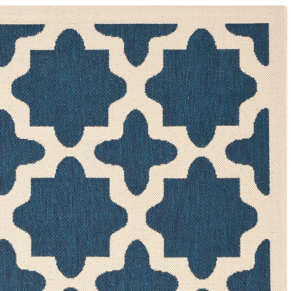 Safavieh Courtyard Cy6913 - 268 Navy / Beige Rugs - Safavieh - cy6913 - 268 - 2