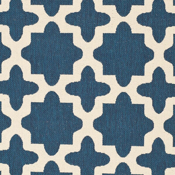 Safavieh Courtyard Cy6913 - 268 Navy / Beige Rugs - Safavieh - cy6913 - 268 - 2