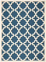 Safavieh Courtyard Cy6913 - 268 Navy / Beige Rugs - Safavieh - cy6913 - 268 - 4r