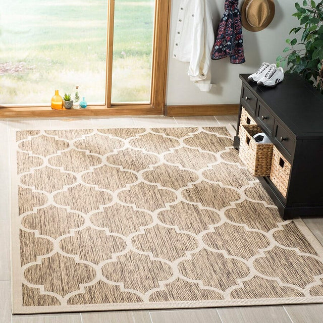 Safavieh Courtyard Cy6914 - 242 Brown / Bone Rugs - Safavieh - cy6914 - 242 - 2