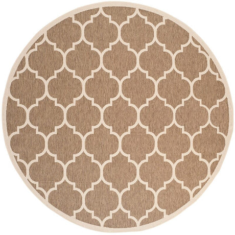 Safavieh Courtyard Cy6914 - 242 Brown / Bone Rugs - Safavieh - cy6914 - 242 - 8r