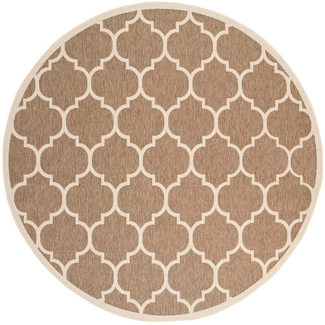 Safavieh Courtyard Cy6914 - 242 Brown / Bone Rugs - Safavieh - cy6914 - 242 - 8r