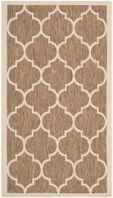 Safavieh Courtyard Cy6914 - 242 Brown / Bone Rugs - Safavieh - cy6914 - 242 - 8r