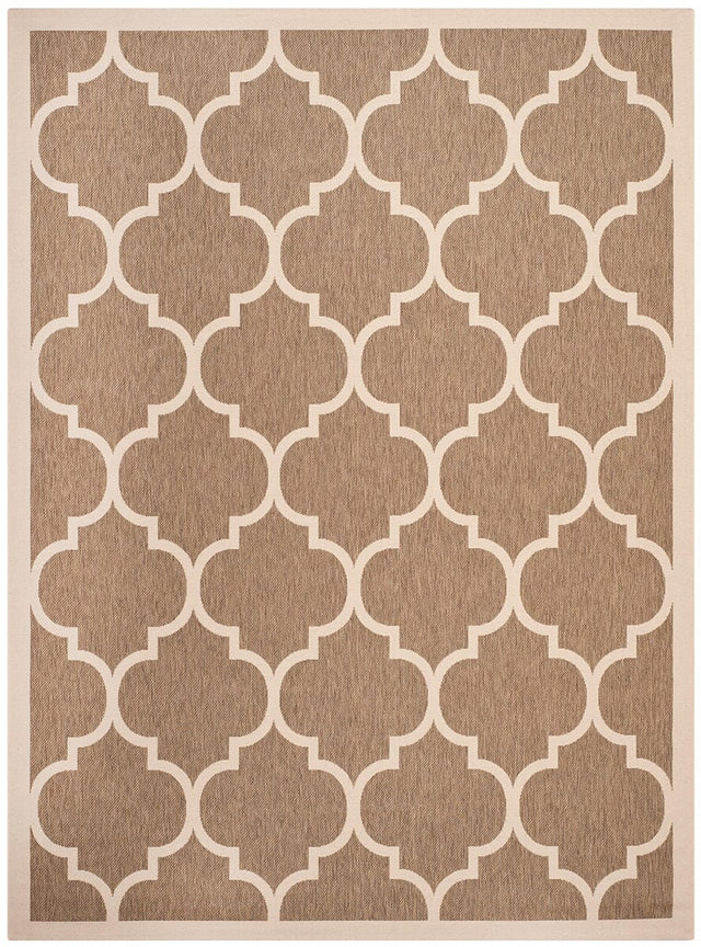 Safavieh Courtyard Cy6914 - 242 Brown / Bone Rugs - Safavieh - cy6914 - 242 - 8r