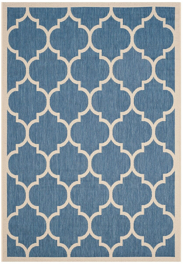 Safavieh Courtyard Cy6914 - 243 Blue / Beige Rugs - Safavieh - cy6914 - 243 - 2