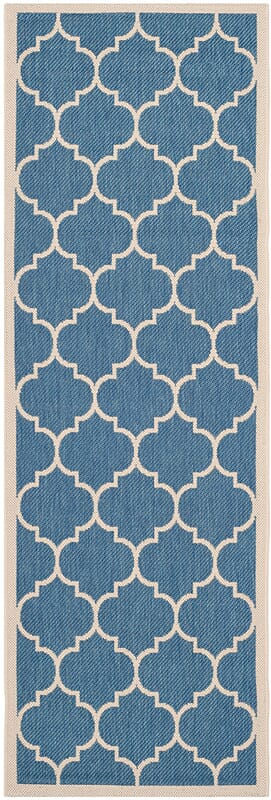 Safavieh Courtyard Cy6914 - 243 Blue / Beige Rugs - Safavieh - cy6914 - 243 - 27