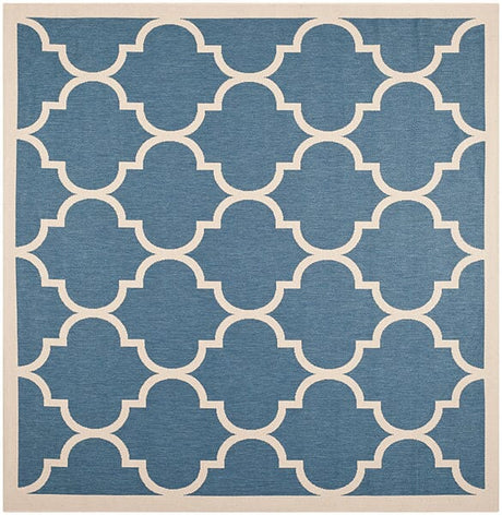 Safavieh Courtyard Cy6914 - 243 Blue / Beige Rugs - Safavieh - cy6914 - 243 - 4sq