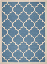Safavieh Courtyard Cy6914 - 243 Blue / Beige Rugs - Safavieh - cy6914 - 243 - 5r