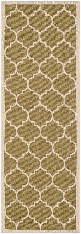 Safavieh Courtyard Cy6914 - 244 Green / Beige Rugs - Safavieh - cy6914 - 244 - 27