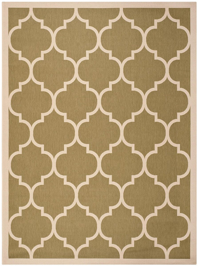 Safavieh Courtyard Cy6914 - 244 Green / Beige Rugs - Safavieh - cy6914 - 244 - 8r