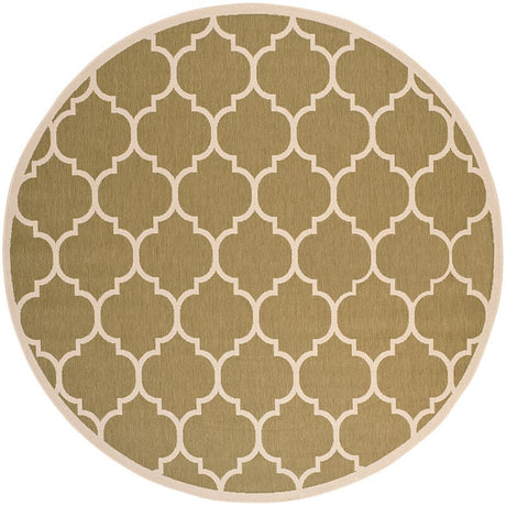 Safavieh Courtyard Cy6914 - 244 Green / Beige Rugs - Safavieh - cy6914 - 244 - 8r