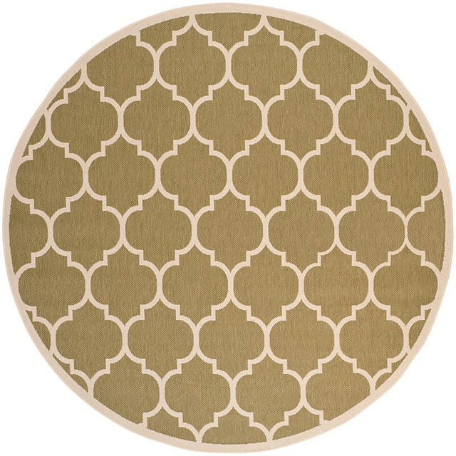 Safavieh Courtyard Cy6914 - 244 Green / Beige Rugs - Safavieh - cy6914 - 244 - 8r