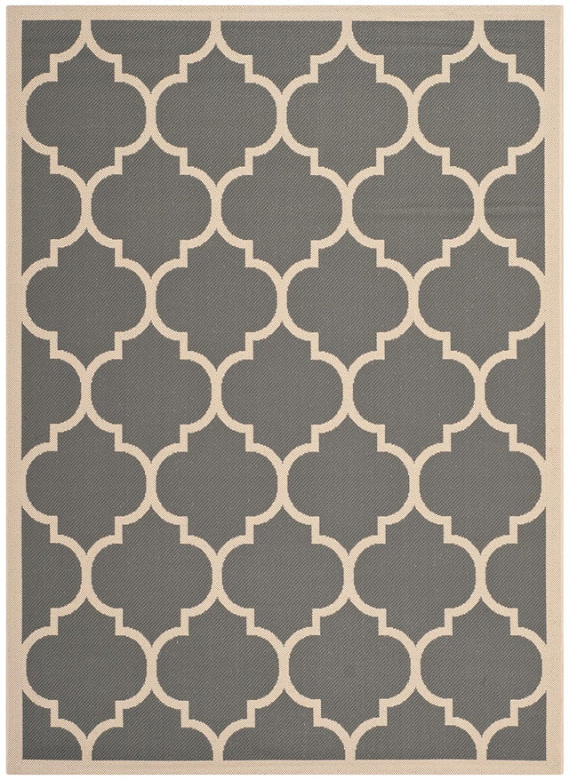 Safavieh Courtyard Cy6914 - 246 Anthracite / Beige Rugs - Safavieh - cy6914 - 246 - 2