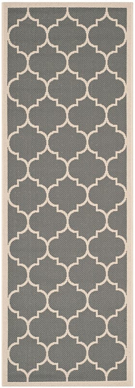 Safavieh Courtyard Cy6914 - 246 Anthracite / Beige Rugs - Safavieh - cy6914 - 246 - 27