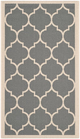 Safavieh Courtyard Cy6914 - 246 Anthracite / Beige Rugs - Safavieh - cy6914 - 246 - 4r